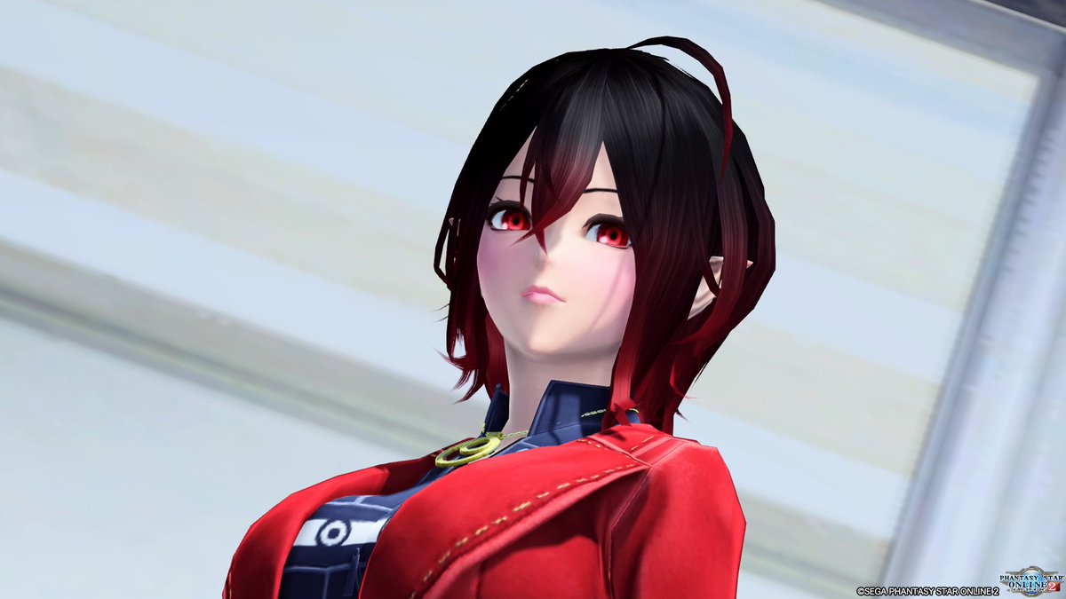 旧PSO2の、今の黒髪ロングになる前の「尖ってる頃」のメデイア様。実はNGSではこの姿に寄せて、「創作世界のメデイア様」と「アークスメデイア」を切り離した存在として確立させようと思ってます。つまりメデイア様の世界線がまた増える。 