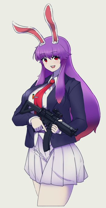 #東方Project #東方 #イラスト好きな人と繋がりたい #絵描きさんと繋がりたい
乳デカめ
うどんげ(MP5装備)