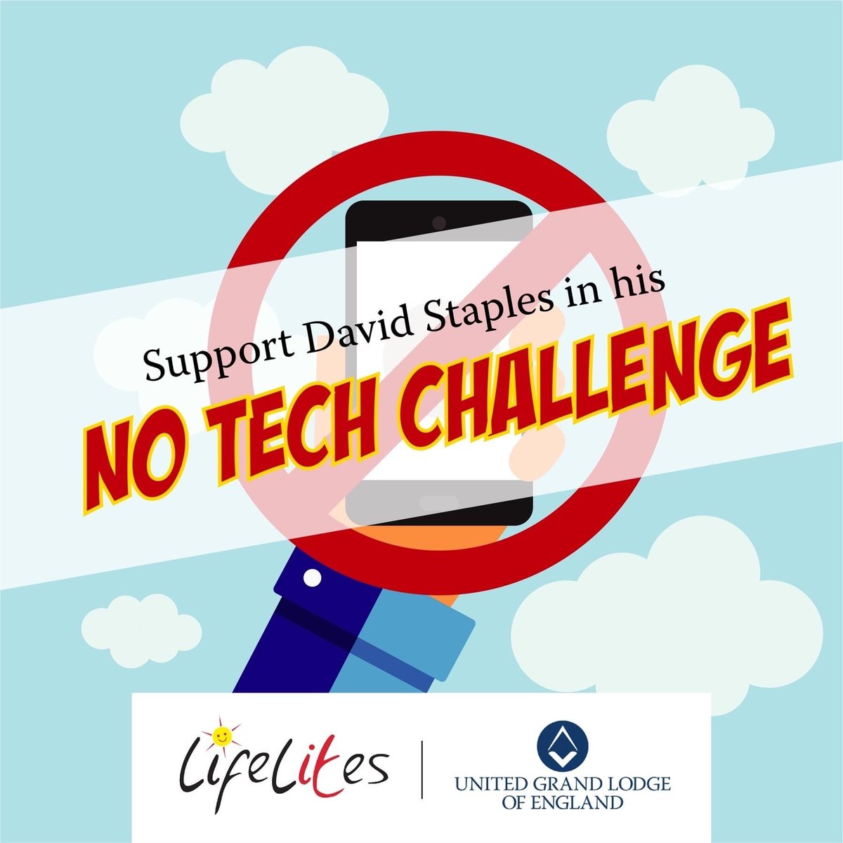 ShropshireMason's tweet photo. ๐ต Support UGLE CEO, Dr David Staples in his #NoTechChallenge for Lifelites this Sunday 27th June!
๐คณ Lifelites is the charity which gives technology to life-limited and disabled children using hospice services
๐ PLEASE DONATE NOW AT https://t.co/fDGpNTfQEx #Freemasons https://t.co/aMUbDi6zMP