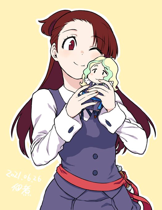 昨日のあまりにラフラフだったので前回のダイアナと同じ感じで描きましたわ 