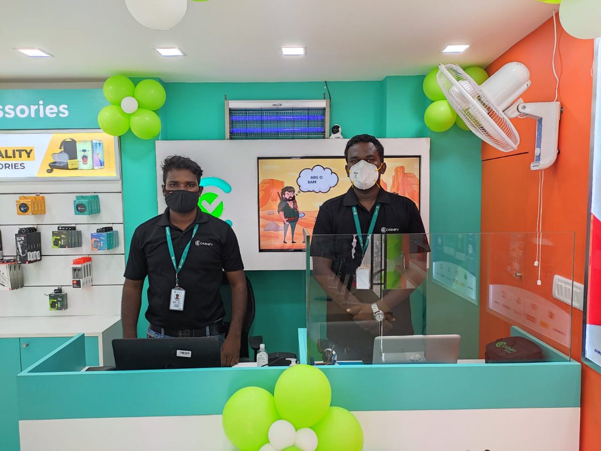 Cashify_'s tweet photo. If you're around T. Nagar  in Chennai, do step into our newly launched store! 
Yes, another Cashify Store is now open in Chennai with everything you'll ever need for your phone. See you there!🙌 https://t.co/HDobZdIMEo
