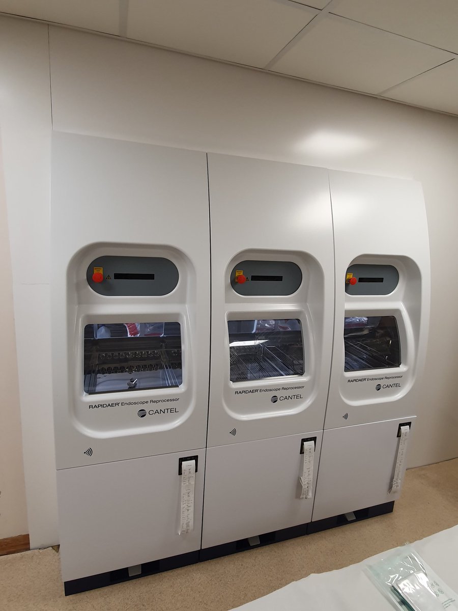 EndoscopyUlht's tweet photo. We are so pleased with our brand new decontamination unit at Pilgrim Endoscopy
@CantelUK @teri_would @ClinicalCss @ULHT_News https://t.co/vydFXlmpvp