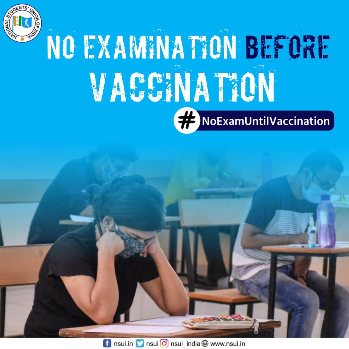 AnaghaBhaskaran's tweet photo. #canceluniversityexams2021 
#cancelExamsSaveStudent 
#NoExamsUntilVaccination https://t.co/AR0zA89NjN