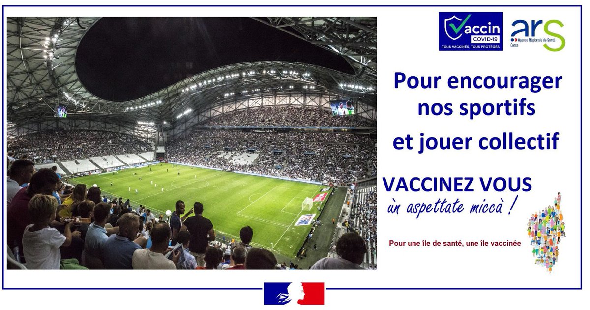 Prefet2B's tweet photo. #Covid19 [Rappel] Le #PassSanitaire sera obligatoire pour assister aux matchs du @SCBastia en présentant l’une des 3 preuves suivantes :
✅ la preuve d'un test négatif 
✅ le certificat de rétablissement 
✅ le certificat de vaccination
🔎En savoir + : https://t.co/Oi0OmhiSr9 https://t.co/MK2318wFgL