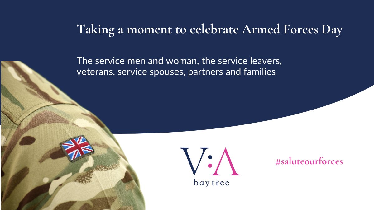 BayTreeVA's tweet image. Bay Tree VA has signed up to the Armed Forces Covenant. 
Read more ow.ly/hyhU50FgKwc
#ArmedForcesDay2021 #saluteourforces #ArmedForcesWeek #ArmedForcesCovenant