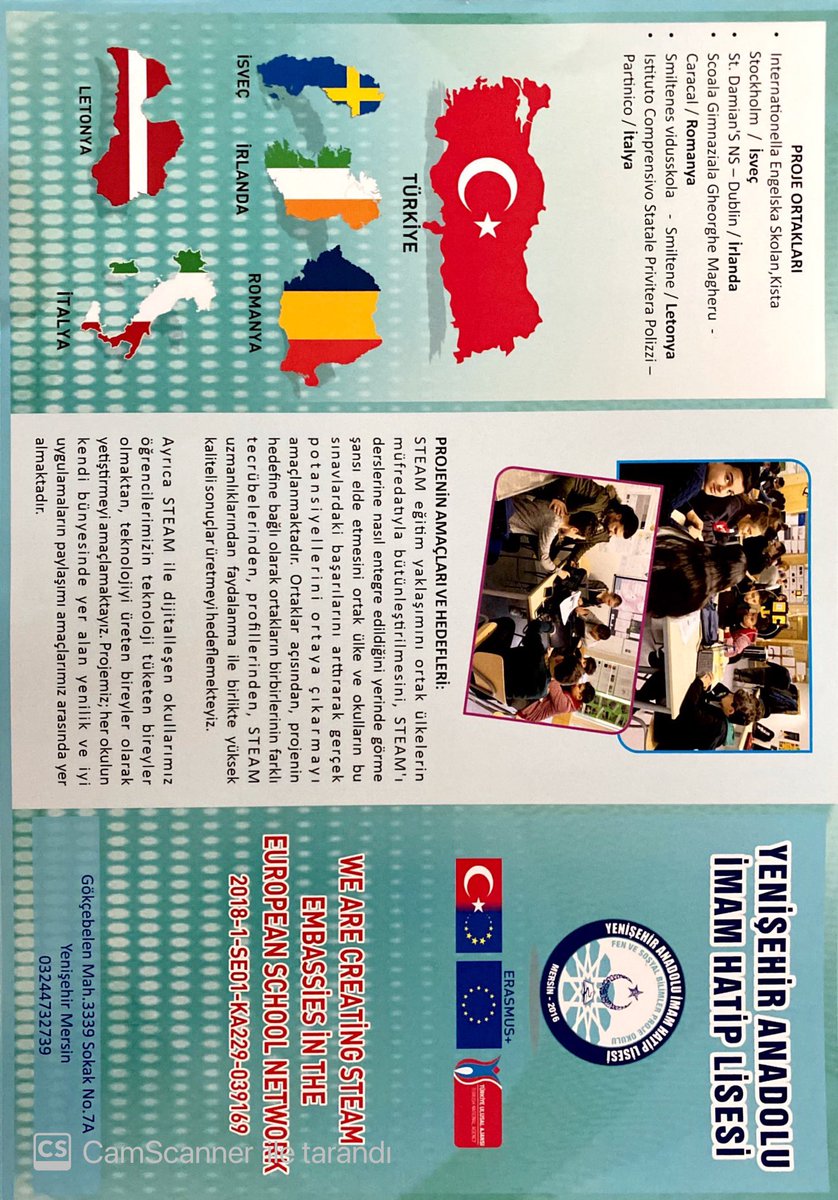 EmbassiesSteam's tweet photo. The hand brochures we prepared for our project within the scope of local dissemination efforts. https://t.co/9fs222qsm1