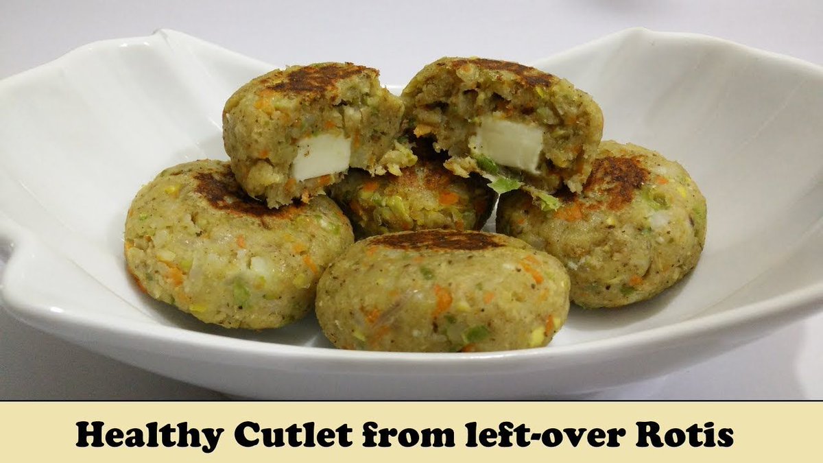 Healthy Cutlet Recipe (made from leftover Roti)

Full Recipe - bit.ly/36peI9V

#Cutlet #LeftoverFood #Healthy #Recipe