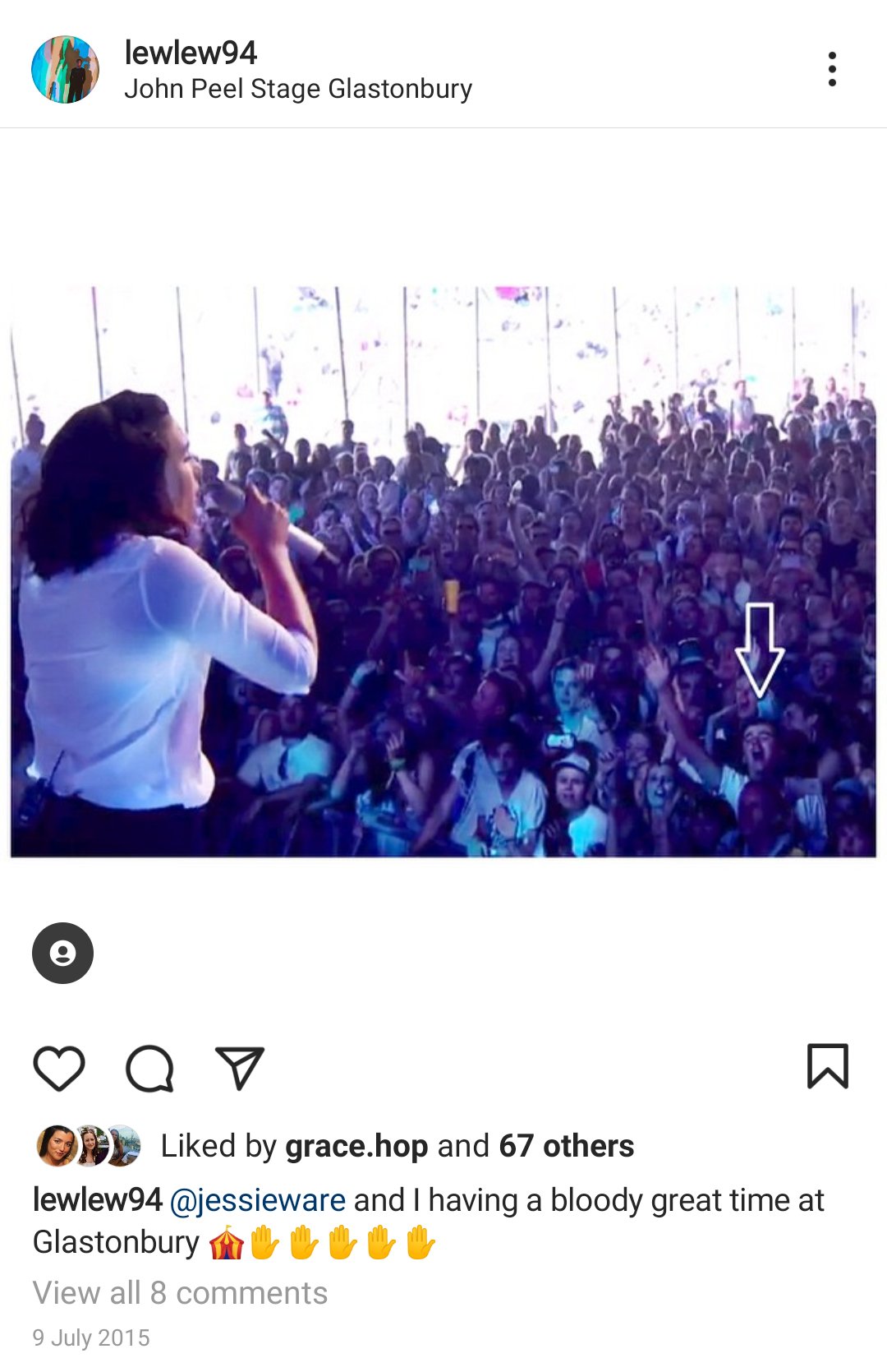 Jessie Ware on Twitter: "As part of the #GlastonburyExperience2021 you can  watch my set from @glastonbury in 2015 now on @bbciplayer. Watch here:  https://t.co/EFvXvGcnQX https://t.co/eJntMex2YL" / Twitter