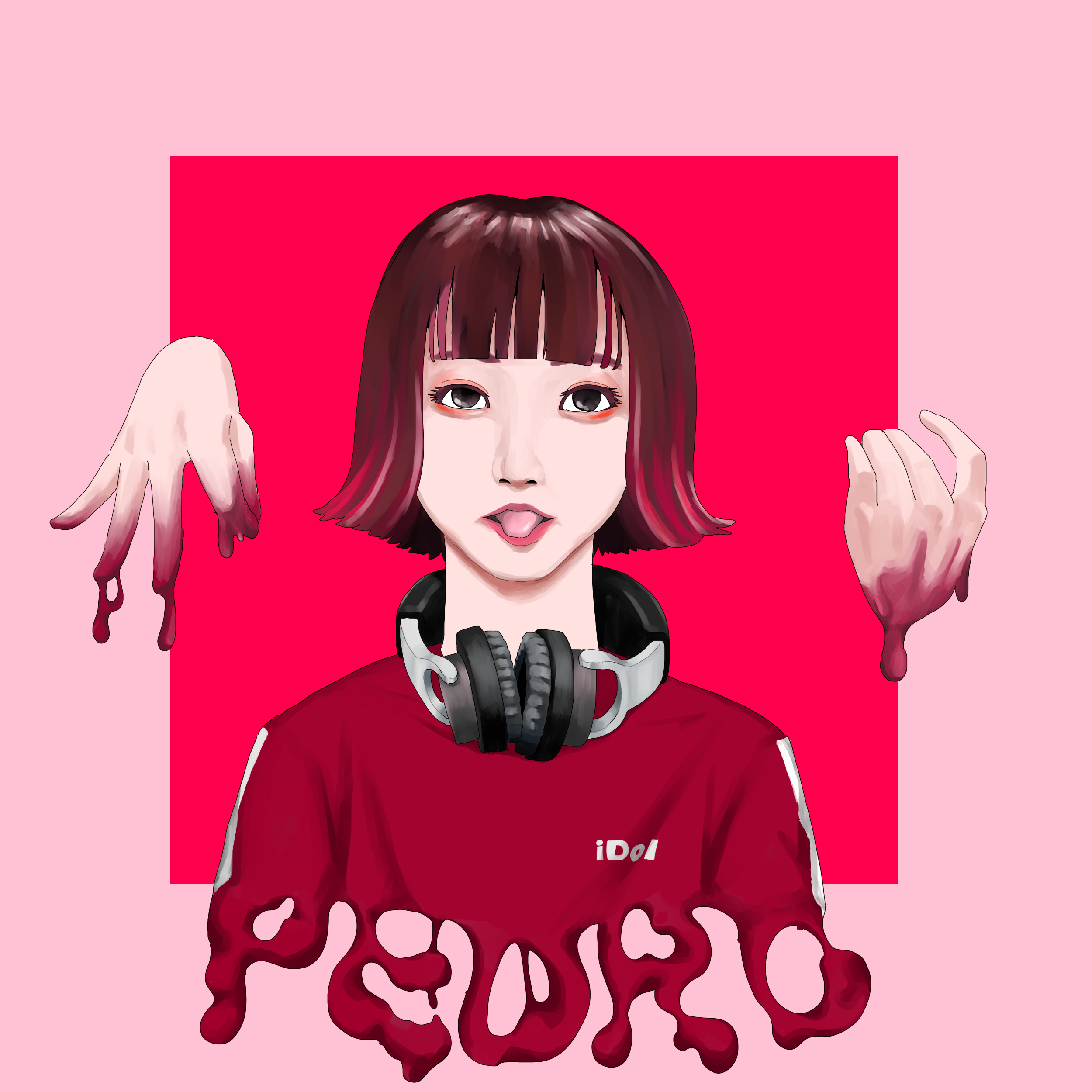 メトロのおむ あゆにd 線画描いてるときめっちゃ似てるやんとか思ってたのにいざ掛けたら全然似てなかった Pedro Bish アユニd イラスト イラスト好きさんと繋がりたい T Co Vxslkksddo Twitter