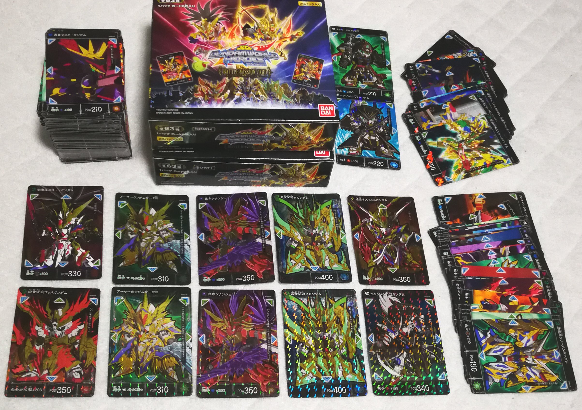 Baruka Sdガンダムワールドヒーローズ バトルミッションカード 2箱購入したので開封 Sr5x2 Ur0 でした 1箱5000円前後なのでurの確率上げるかsrのカードの加工をもうちょっと頑張ってほしかったかな Sdガンダムワールドヒーローズ Sdgw T Co
