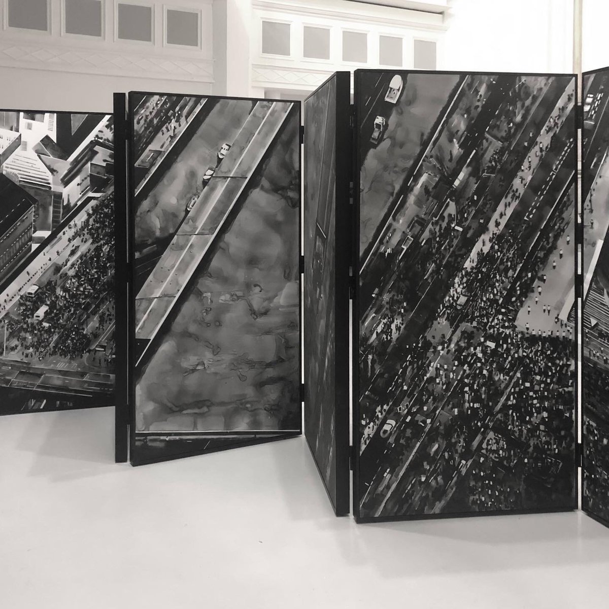 Joy Gerrard (@joygerrard) on Twitter photo Precarious Freedom,
Crowds, flags, barriers.
Opens today 26th June; 12-4 <a href="/Highlanes/">Highlanes Gallery</a> in Drogheda, Ireland.
Everyone welcome. Precarious Freedom,
Crowds, flags, barriers.
Opens today 26th June; 12-4 <a href="/Highlanes/">Highlanes Gallery</a> in Drogheda, Ireland.
Everyone welcome.