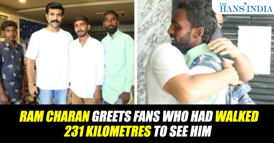Ram Charan is without a doubt one of Tollywood's top stars. Today, photos of the actor meeting some of his most devoted admirers went viral on the internet. 

@alwaysramcharan #Thehansindia #ramcharan #alwaysramcharan #jogulambagadwal
