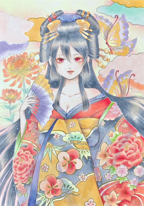 花魁 高画質 のtwitterイラスト検索結果 古い順