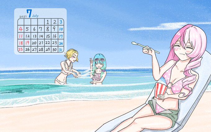 メグファミリーカレンダー壁紙のtwitterイラスト検索結果 古い順