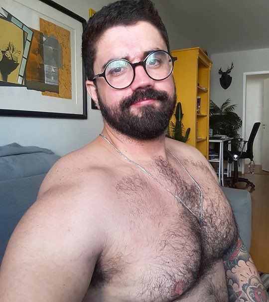 ?June 26, 2021? #hairsome #hairychest #hairygay #hairyfan #scruff #beardedhomo #beard #hairymen #gay