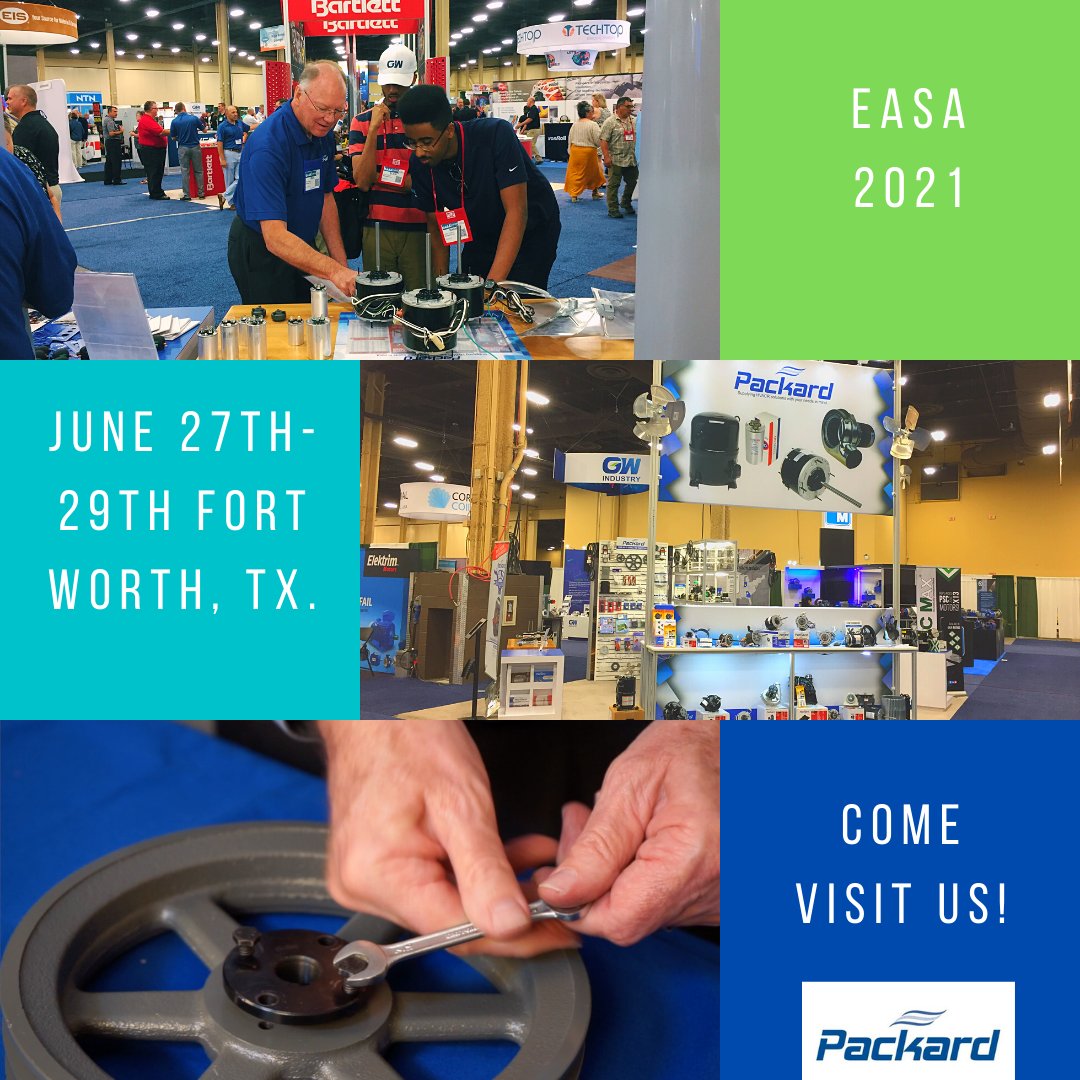 Stop by and say hi at #EASA in Fort Worth this weekend!

#packard #hvac #motor #hvacr #hvacconvention #convention #sayhi #hvaclife #hvacquality #heatingandair #hvactools #hvactech #hvactechnician #hvactraining