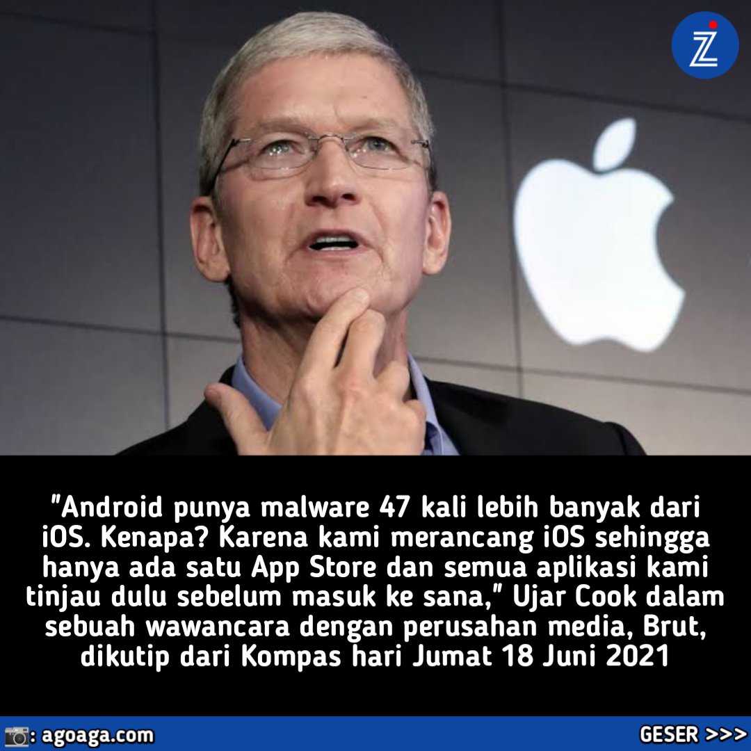 InfozoneTechno's tweet image. CEO Apple, Tim Cook membeberkan yang menjadi kelemahan besar bagi Android
.
📄: teknologi,id
.
#technews #techinfo #techinformation #abouttech #abouttechnology #applevsandroid #androidvsapple #malware #malwareandroid #ceoapple #timcook