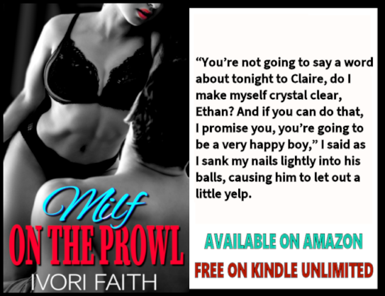 IvoriSl's tweet photo. Lisa's been trying to find a way to get her spoiled step daughter to move out. Seducing Lisa's hunky new man just might do it. MILF On The Prowl out now on #Amazon and FREE on #KU https://t.co/IcMNQObq3D #MILF #agegap #erotica #OWYM #mature #hotmom #olderwoman #older4young https://t.co/iwbweL7zTO
