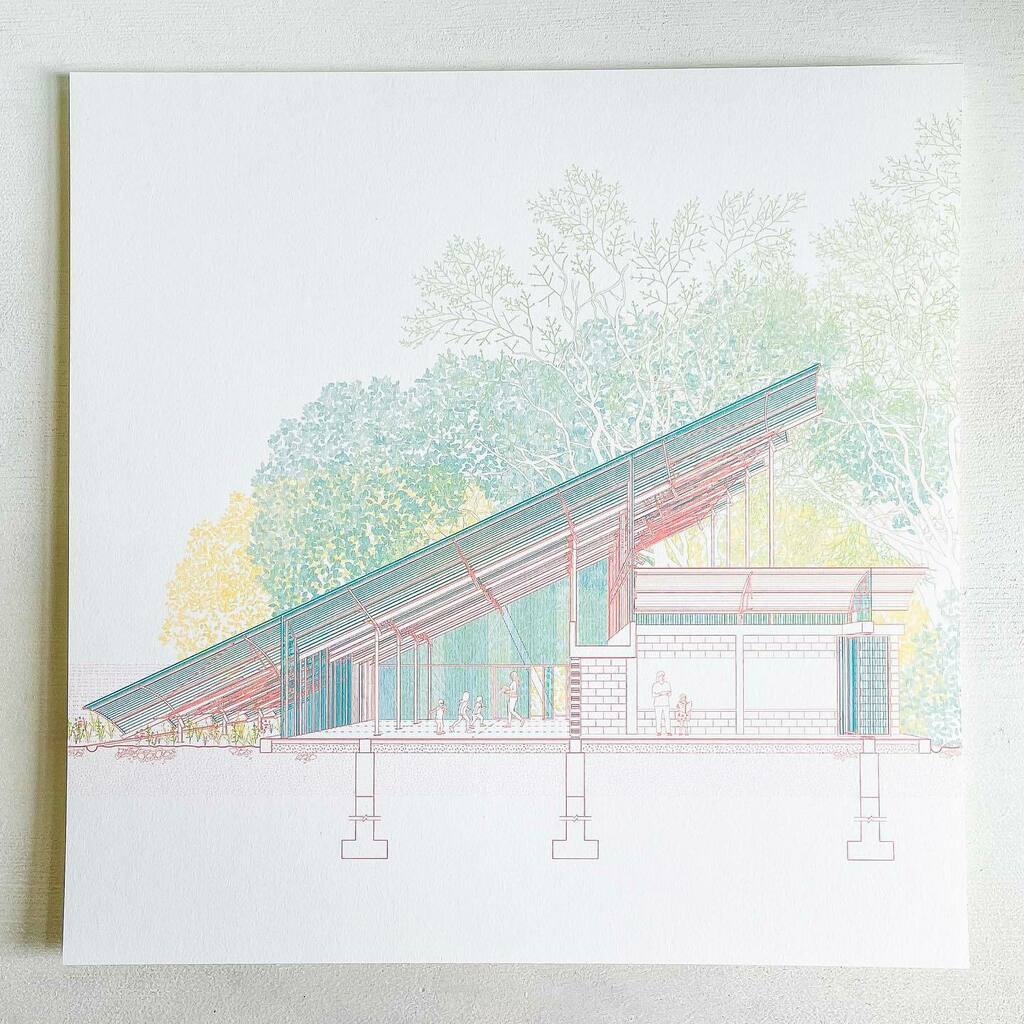 hello_elsewhere's tweet image. “Denī Bēti”, or the “Forest House” is a project for Ethiopia, that reimagines the sacred Church Forest found across the country as a new secular typology of school and community house for remote villages. @architecture_competitions #architecture #archite… instagr.am/p/CQlZP-1sD0I/