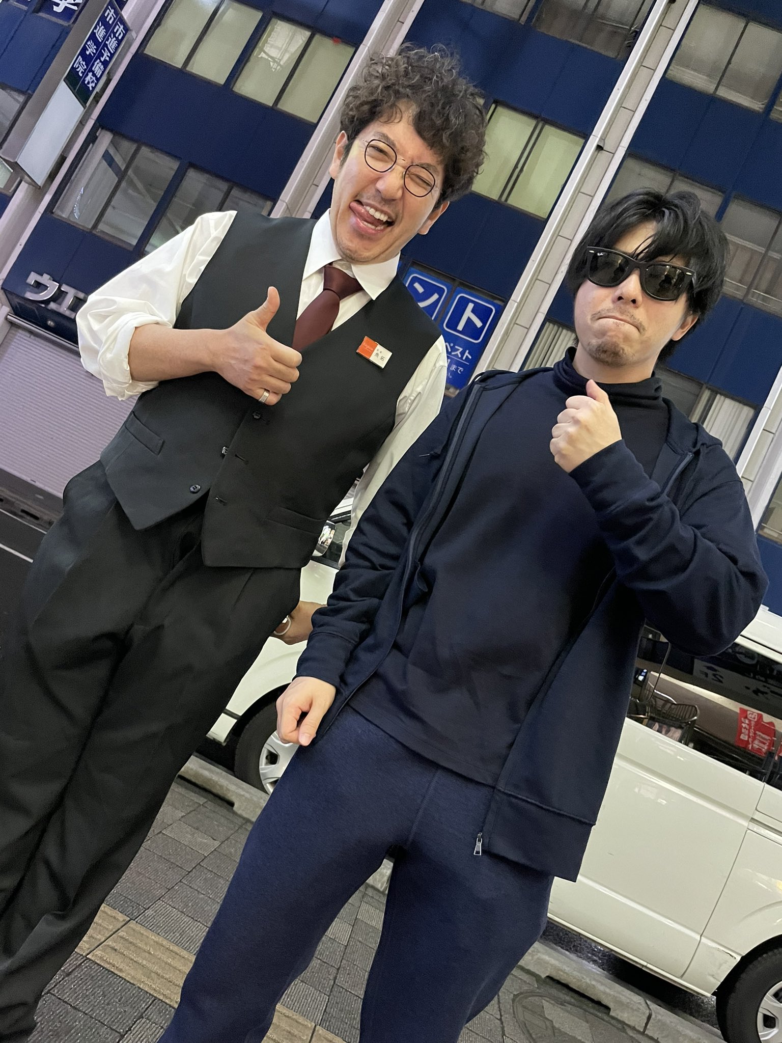 木村魚拓 撮影後の一枚 世にも奇妙な物語 もこう 木村魚拓 三途の川アウトレットパーク