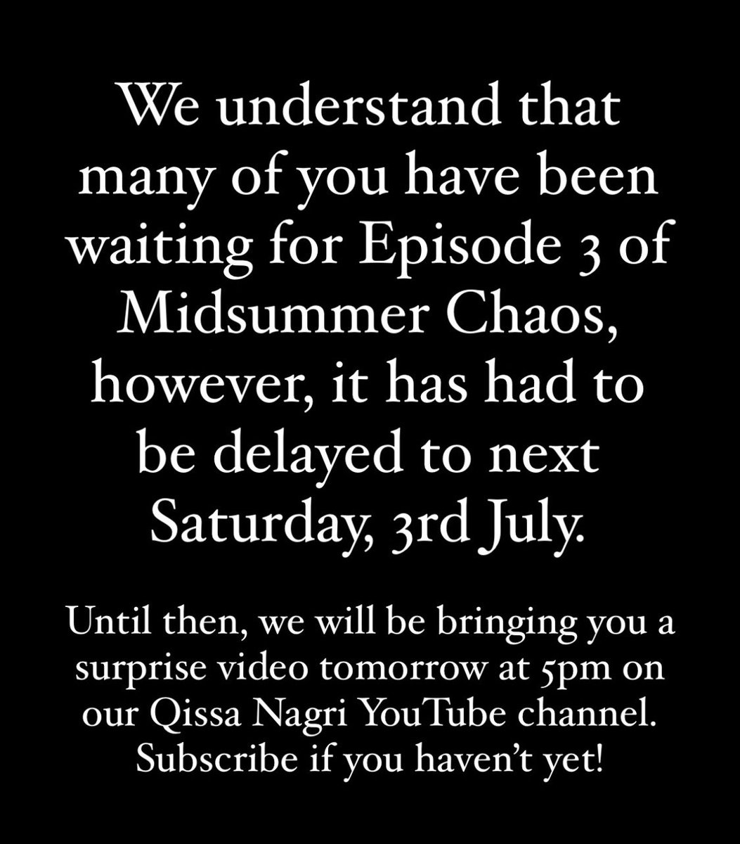 Episode 3 out 3rd July! 🙏🏼❤️