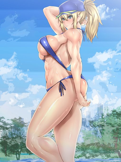 (マスターくんは定期的に新しいエッチな水着を買ってきますね・・・) 