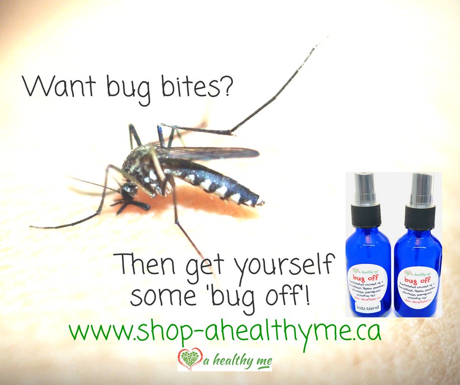 It's that simple...if you don't want bug bites and you want to protect yourself and your family naturally from mosquitos, ticks and flies...grab some 'bug off' now! It truly works. 

#ahealthyme #bugoff #protect #summer #mosquitos #ticksprevention #natural