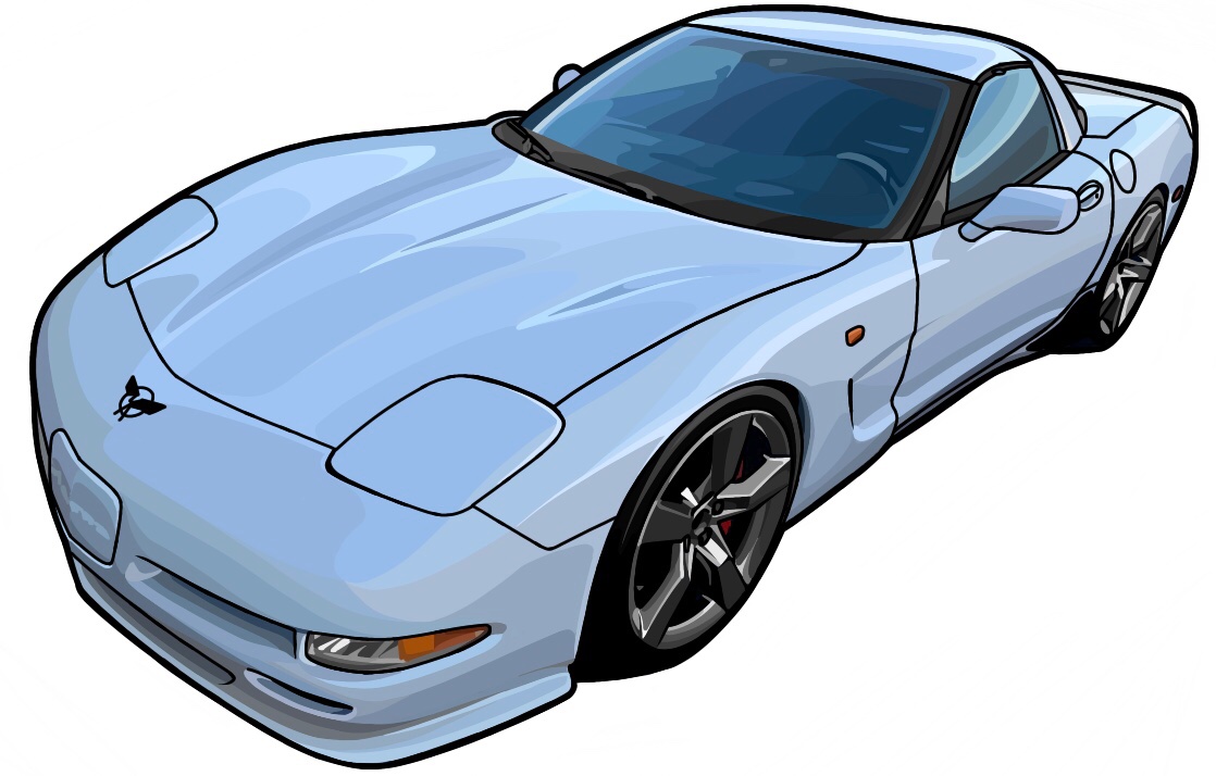 改造車イラストbot コルベット C5 を描きました T Co Mdcfof4wkb Twitter
