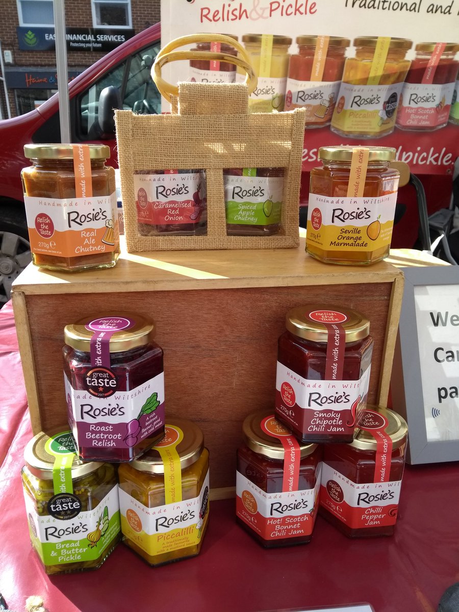 Rosie Humphrey (@rosiesrelish) on Twitter photo A small but beautifully formed farmers market at Royal Wootton Bassett today. Come and see us. We are here till 1pm <a href="/stainswickfarm/">Helen Sanderson</a> #market #chutney #chilli A small but beautifully formed farmers market at Royal Wootton Bassett today. Come and see us. We are here till 1pm <a href="/stainswickfarm/">Helen Sanderson</a> #market #chutney #chilli