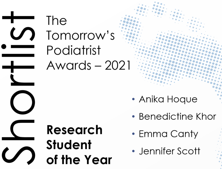 TomorrowsPods's tweet photo. 📣📣📣 Last night we announced the winners of the Tomorrow's Podiatry Awards:

The Research Student of the Year went to:

@AnikaHoque4 from @CaledonianNews

@GCUstudents

@MSKhealthGCU

@FlexitolUK

Congratulations!!!

#TomorrowsPods #NextGenPods #PodsFixFeet #podiatry https://t.co/qGXK6bx16B