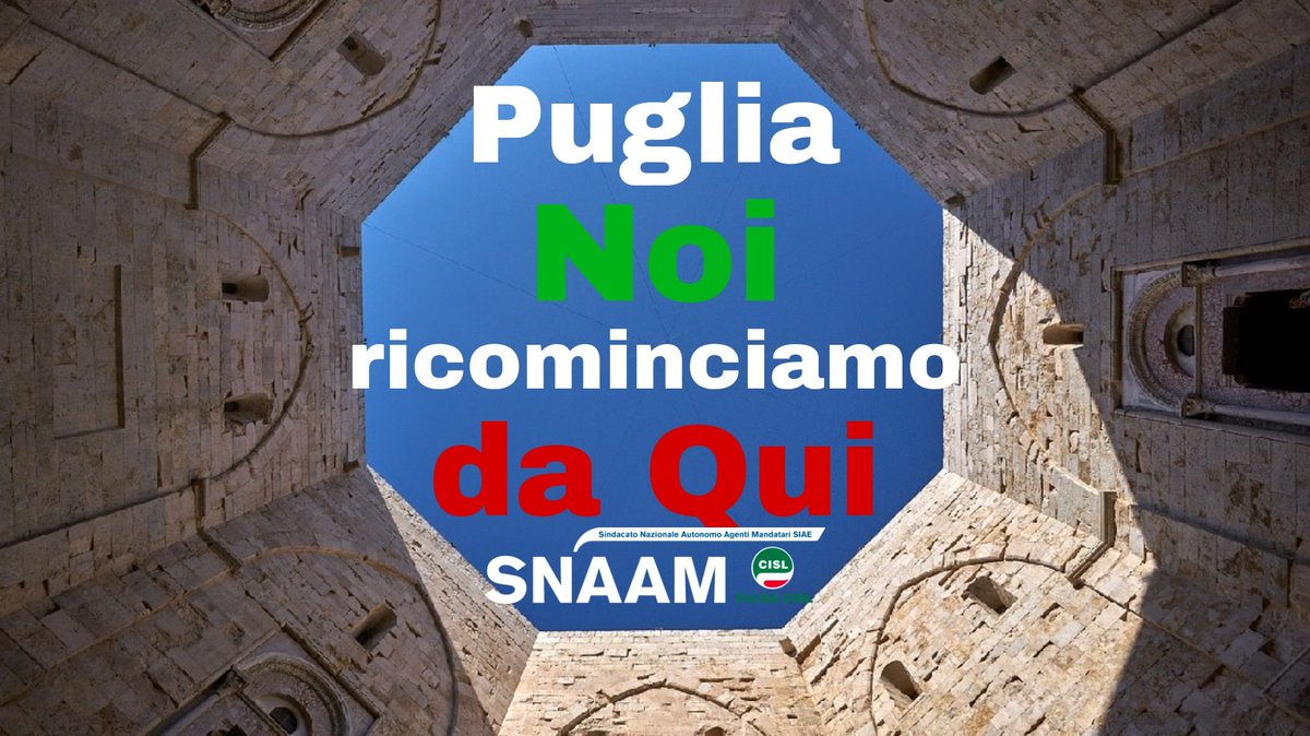 SNAAMFelsaCisl's tweet photo. Oggi #26giugno siamo anche noi in #Puglia con @CislNazionale e @FelsaCisl #RipartiamoInsieme dagli investimenti, da un nuovo patto sociale. Più tutele, rispetto dei contratti e della dignità di ogni lavoratore. A seguire Ufficio di Presidenza e incontro con tutti gli iscritti 💪 https://t.co/VuQ8sst8rA