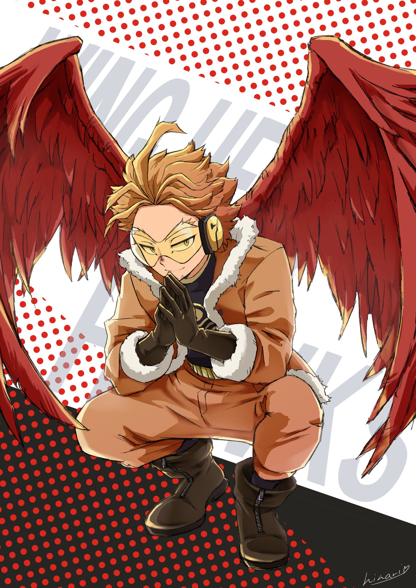 Hinari Illustrator Animator ヒロアカ新エンディング ホークスいっぱい 今日は当然ホークス ホークスファンアート ヒロアカmvp Mhafanart T Co Wpybvedzjt Twitter