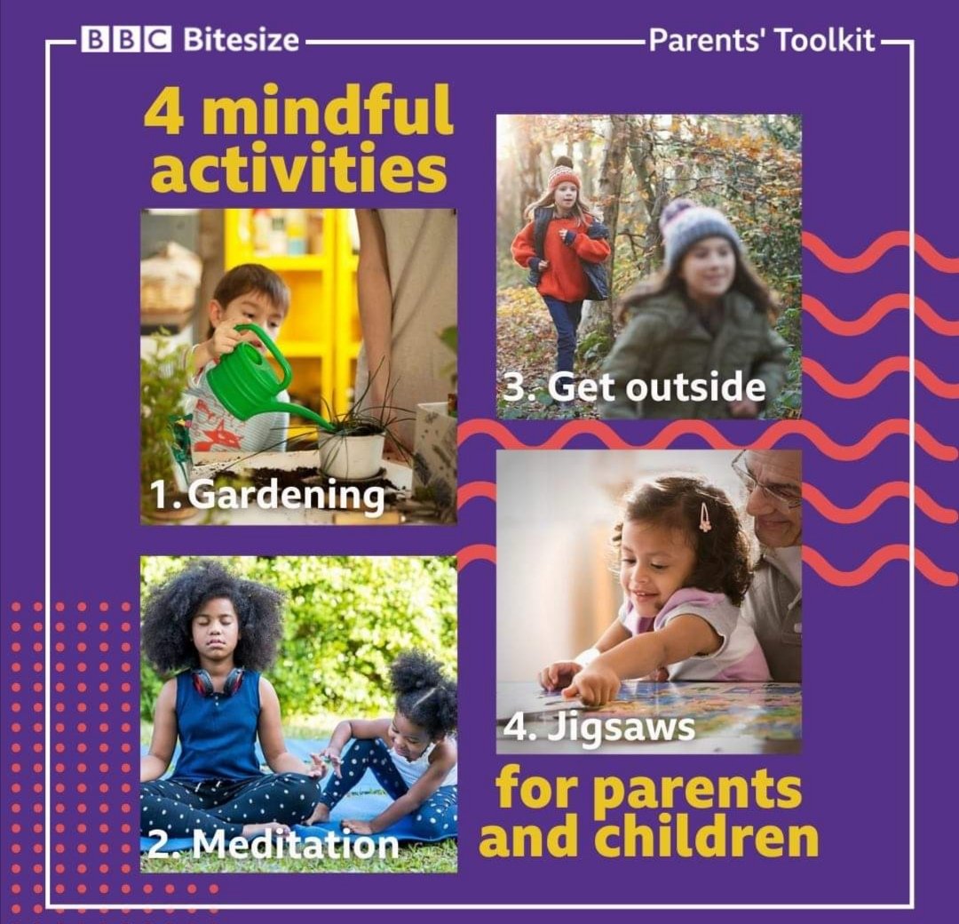 Incorporate some mindfulness into your child's day this weekend with these four activities from YoungMinds.

Whatever the weather... parents, we've got you! 🌧🌤🌦 #ParentsToolkit