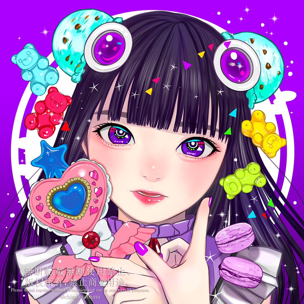 極彩色の魔法をあげる 巽千沙都 のイラスト