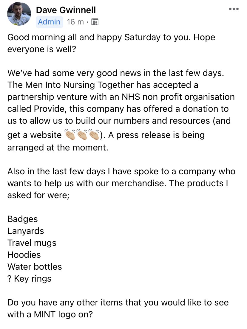 MINT (Men into Nursing Together) 💙 tweet media