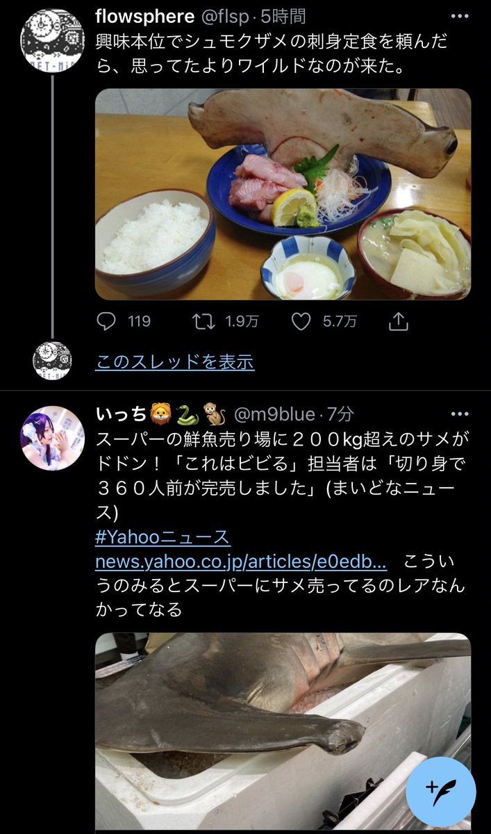 あぽろん Pa Twitter そっちの方は鮫食べるって言うよね おいら一回上越でサメのフライは食べたなぁ あぽろん Pa Twitter そっちの方は鮫食べるって言うよね おいら一回上越でサメのフライは食べたなぁ