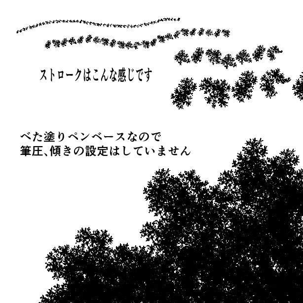 丙 クリスタのブラシの作り方を少しかじったので作ってみました 少しだけ楽ができる葉ブラシ T Co Qkib00wby7 丙 クリスタのブラシの作り方を少しかじったので作ってみました 少しだけ楽ができる葉ブラシ T Co Qkib00wby7