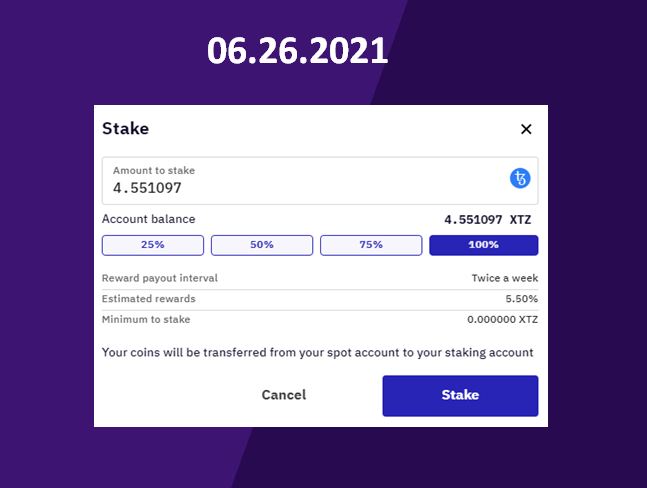DCA_STAKING's tweet photo. 06.26.2021 DCA STAKING https://t.co/1JTfz2iJfJ