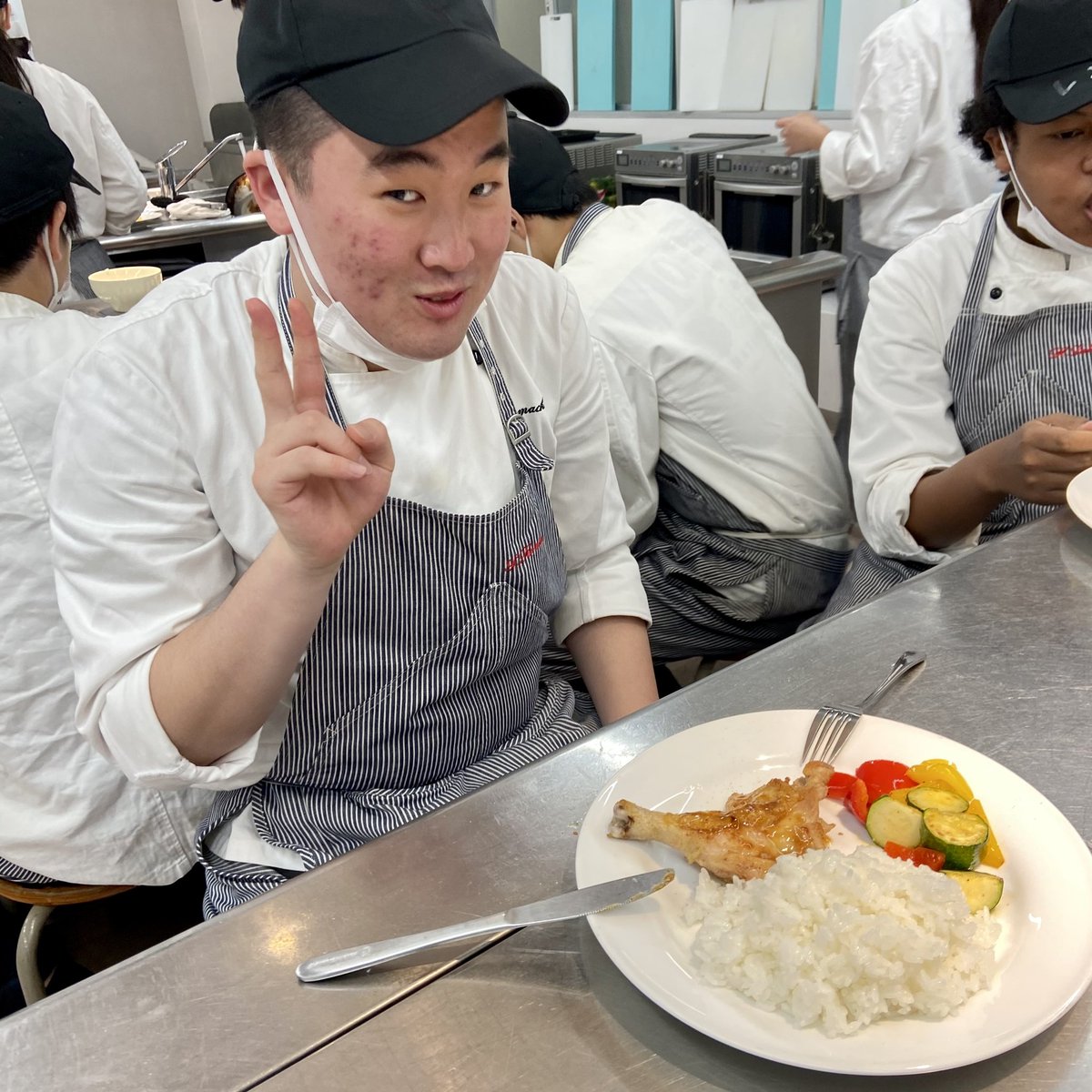 学校法人大竹学園 大竹高等専修学校 On Twitter これから自身で作った料理を実食していきます とっても美味しそうなワンプレートですね 学校情報はinstagramでも更新しているよ Https T Co 784zhizogg 高校生活 高校授業 Jc Jc3 調理師の卵 調理師に