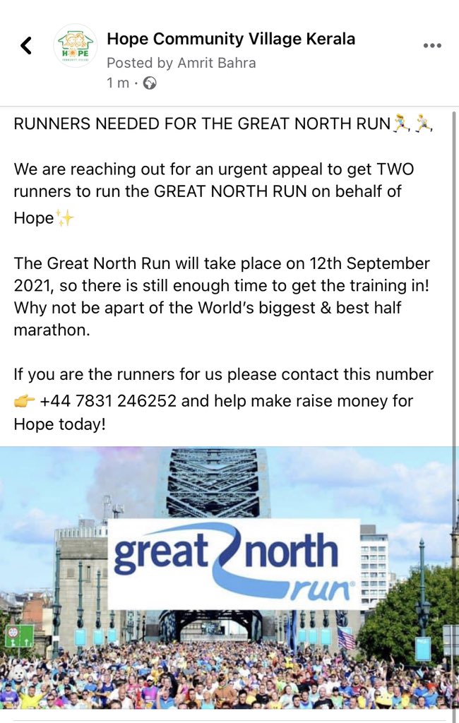 Could you be one of our two runners to enter the GREAT NORTH RUN <a href="/Great_Run/">Great Run</a> ✨ call 👉+44 7831 246252 today &amp; start your training 🏃🏽‍♂️🏃 #GNR81