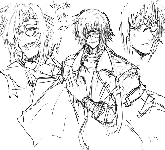 男絵も描きたいけれどなかなか着手できない現状。これもいつかは完成させたいやつだけれど、絶賛放置中 