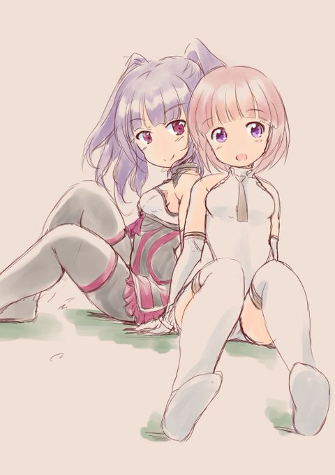 綾香と愛花
#アリスギアお絵かき 
