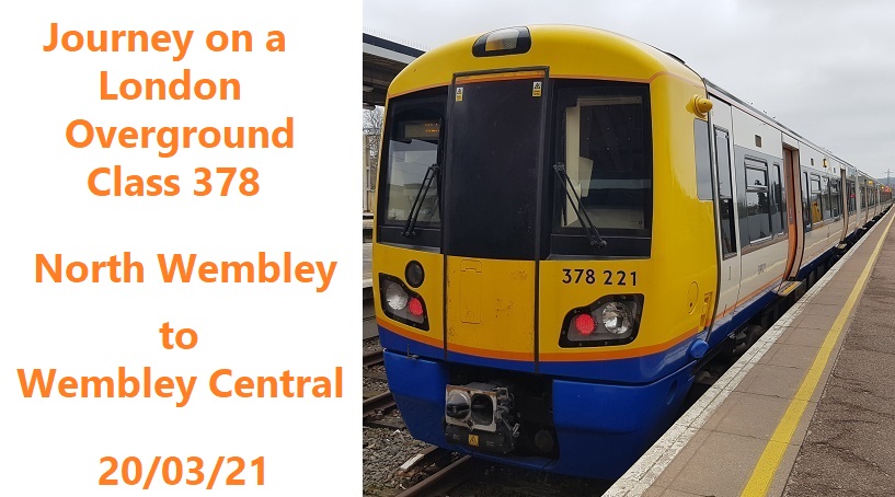 MainlyTrains's tweet image. Journey -    North Wembley to Wembley Central on a London Overground Class 378 on 20/03/21

youtu.be/s2fclDACzG4

#mainlytrains #Londonoverground #Class378 #Journeyontatrain #NorthWembleyStation #WembleyCentralStation #BritishRailways #Railways #trains