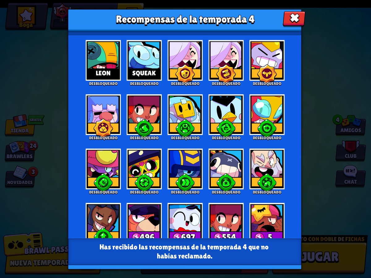 Tio por que me dan tantas cosas, si ya casi ni juego en la cuenta pequeña 🤣