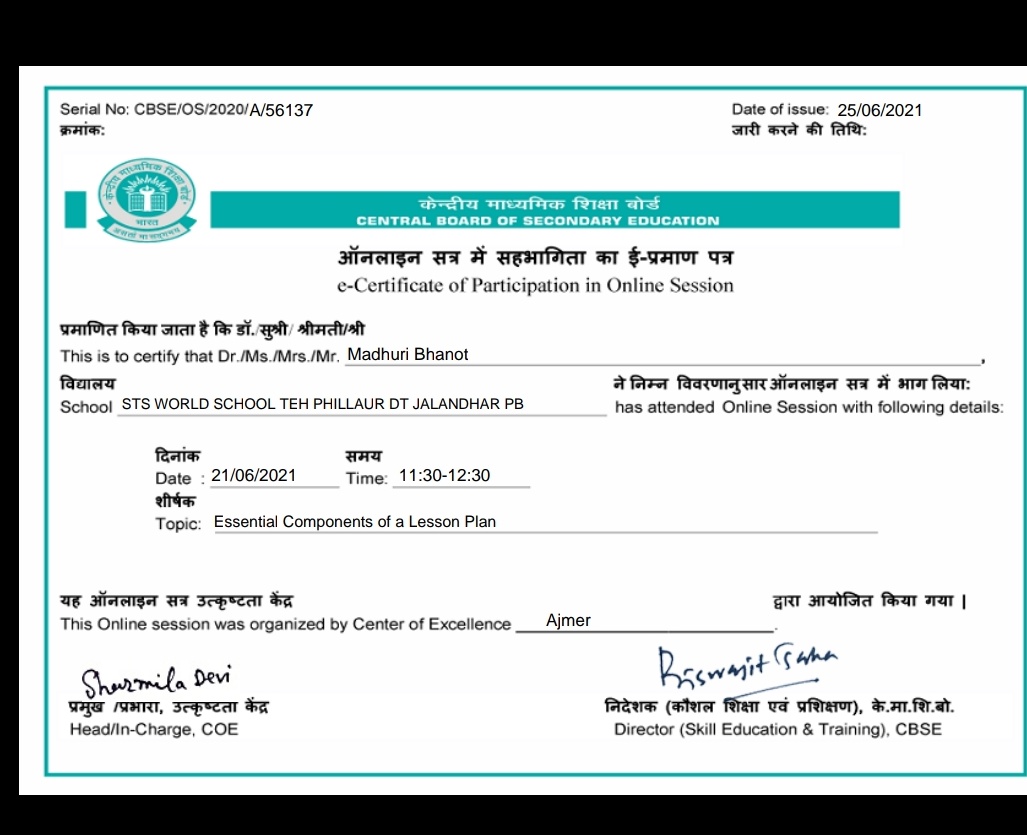 Very informative and Valuable Session #Essential components of a lesson plan 👩‍💻✌
<a href="/cbseindia29/">CBSE HQ</a> 
<a href="/STSWSRAJGOMAL/">S.T.S. World School (Official)</a> 
<a href="/MicrosoftEDU/">Microsoft Education</a>  <a href="/Prabhjo60556013/">Prabhjot Gill</a> 
<a href="/Gagan26986177/">Gagan</a>