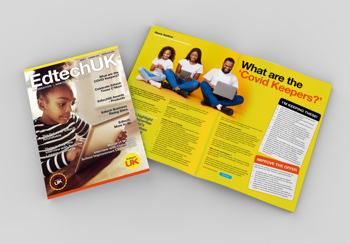 " Informative and full of life, lovely !"

Summer 21 #Edtech #UK #Community #Digital #Magazine - available to view now on: 

edtechuk.org