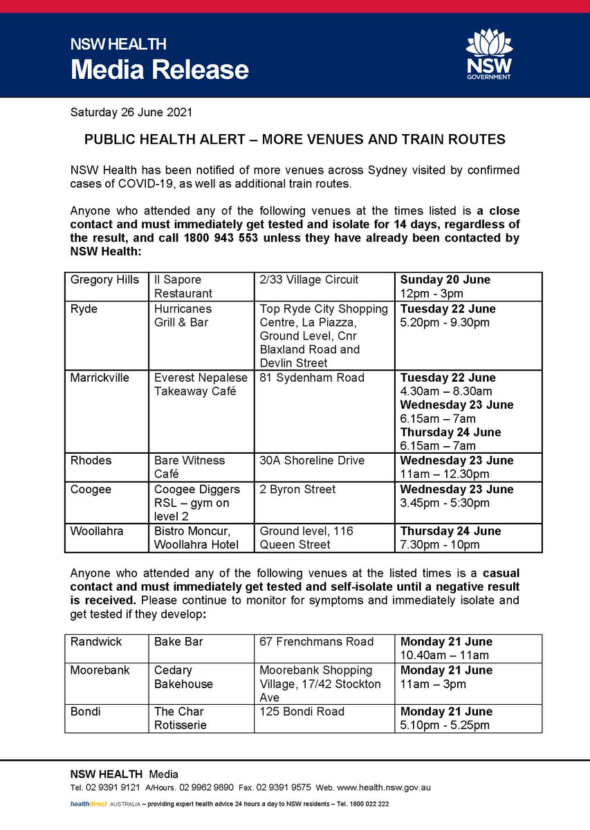 NSW Health tweet media