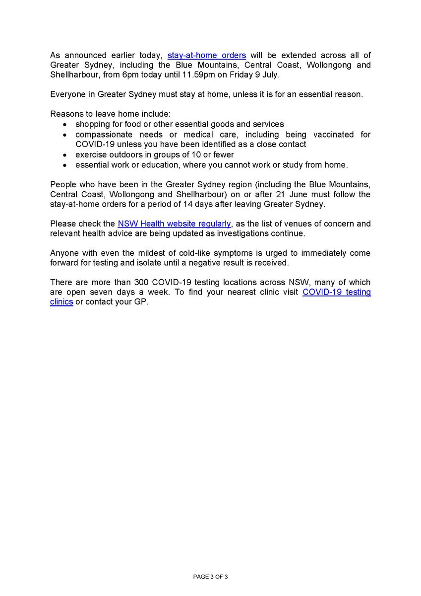 NSW Health tweet media