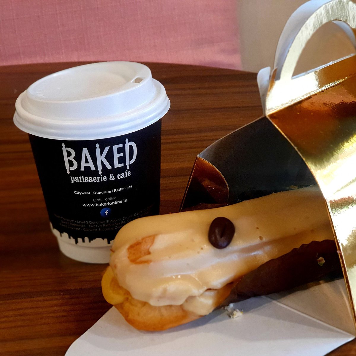 Cappuccino Eclair and a Coffee on the Terrace = Saturday Bliss
#BakedRathmines #SaturdayVibes