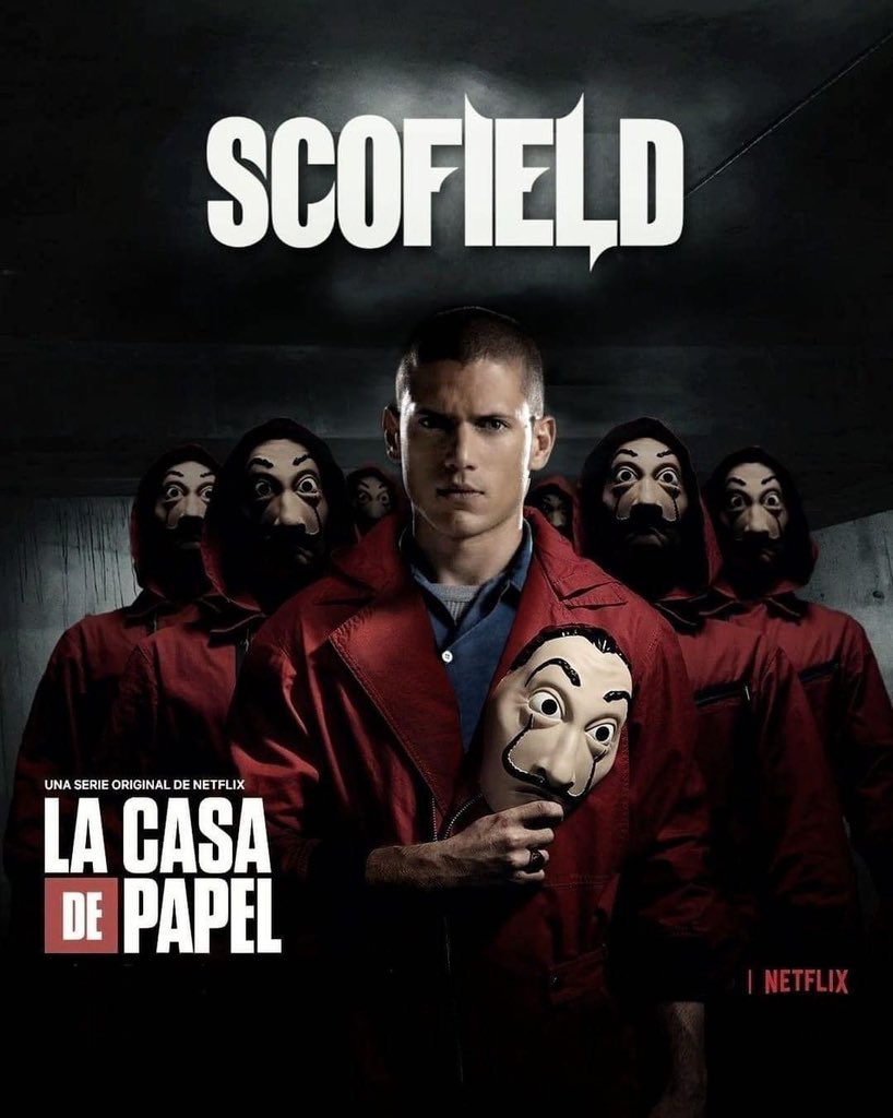 Scofield joined the Heist 😍